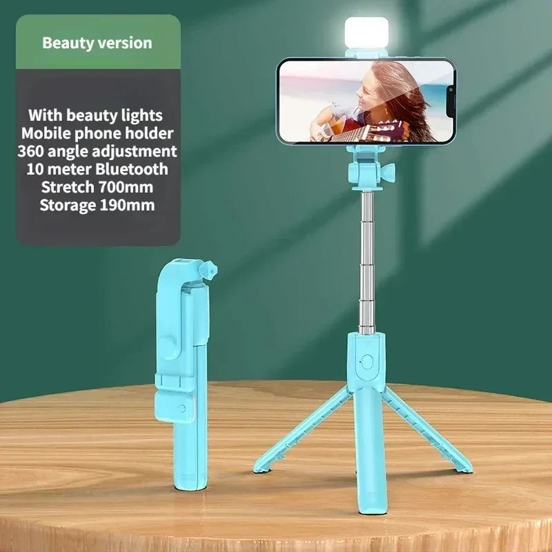 Selfie Stick Tripod with Light